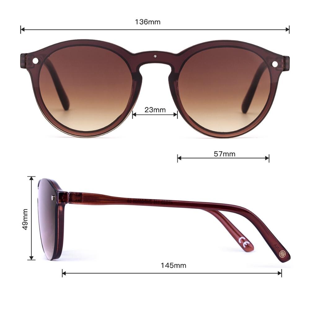 Brown Frame Sunglasses - suniah