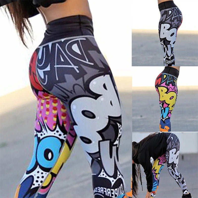 Print Yoga Pants