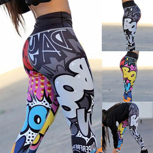 Print Yoga Pants