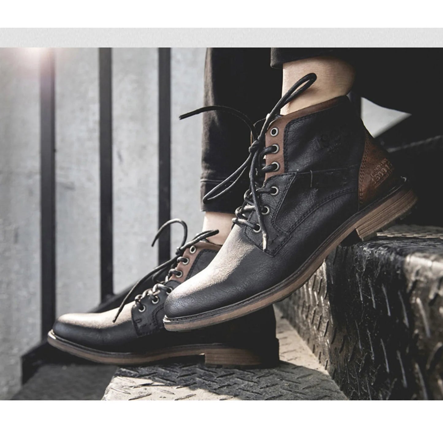 High-top Tooling Boots