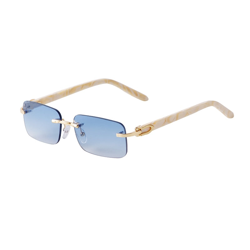 Retro Marbling Frame Sunglasses