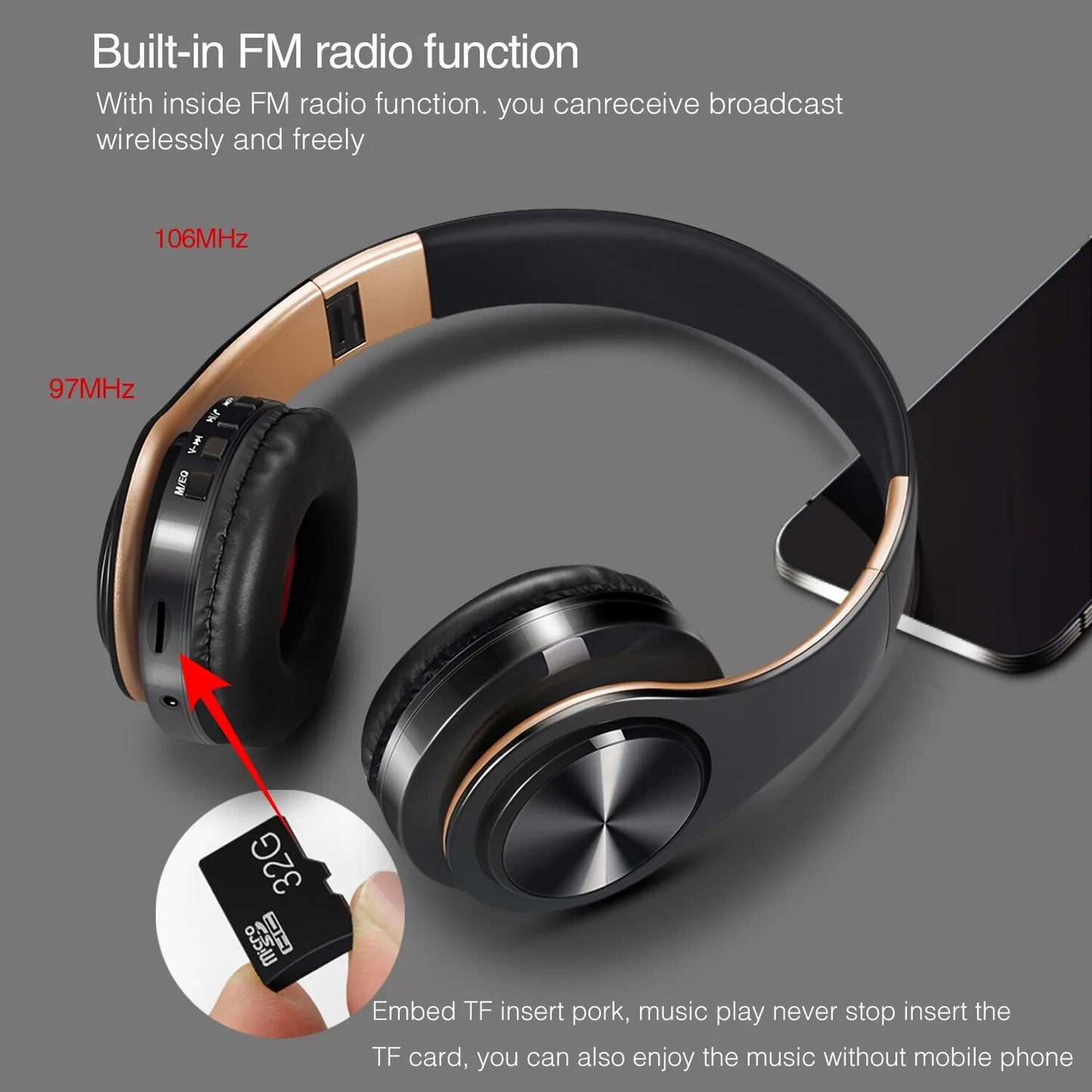 Wireless Bluetooth Stereo Headset