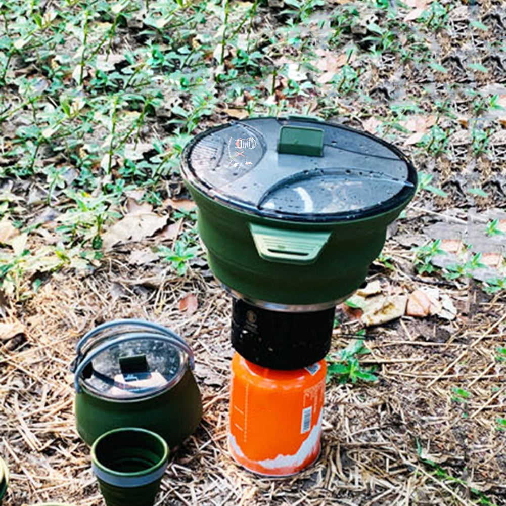 Foldable Camping Cooking Pots - suniah