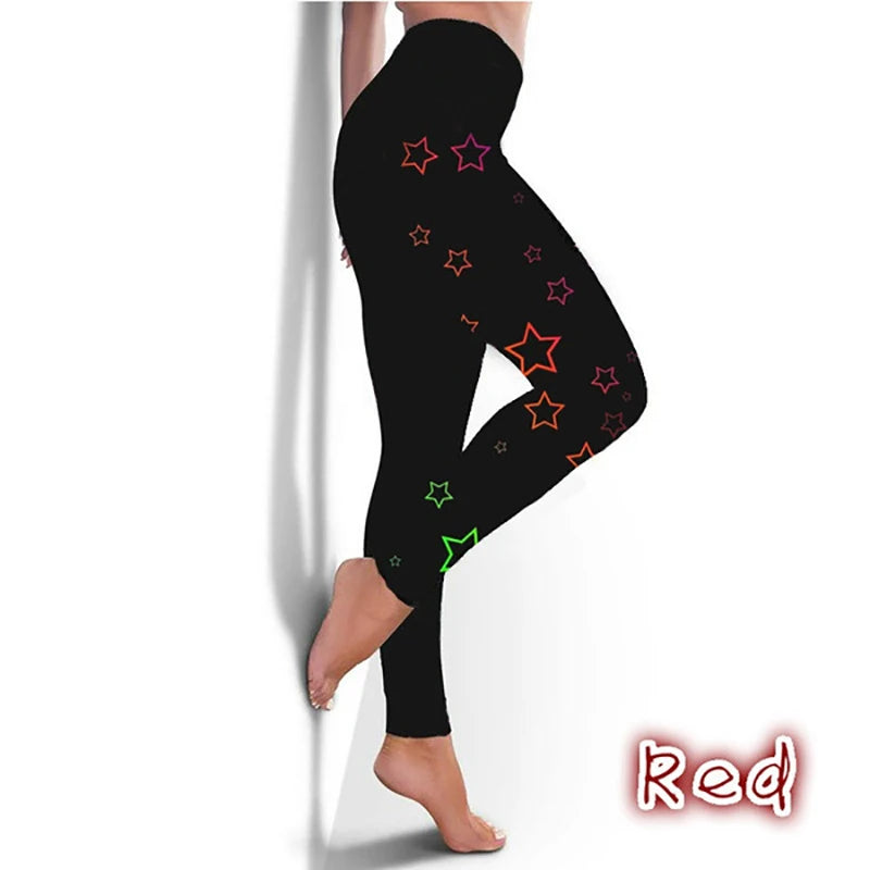 Butterfly Print Yoga Pants