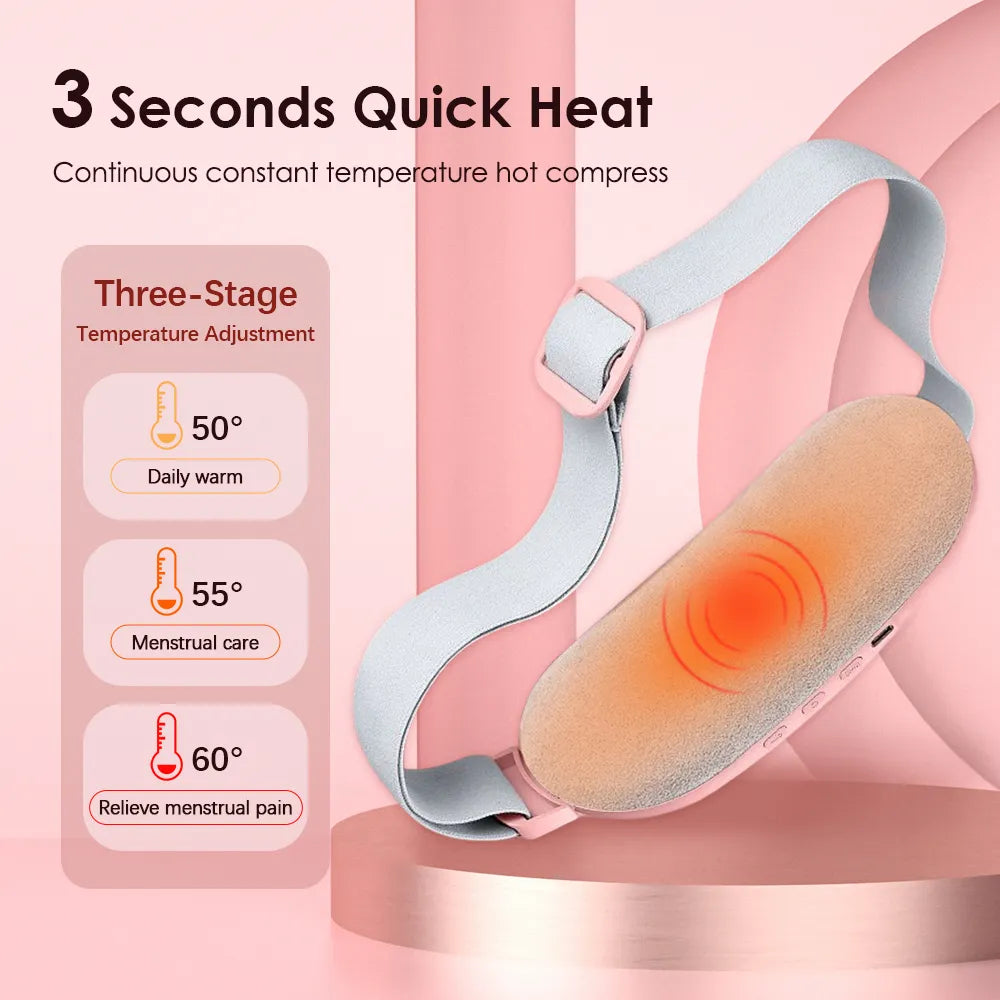 Electric Massager and Heating Belt for Menstrual Colic Relief