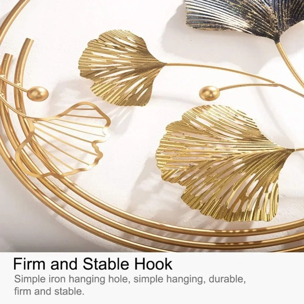 Leaf Metal Wall Art Decor