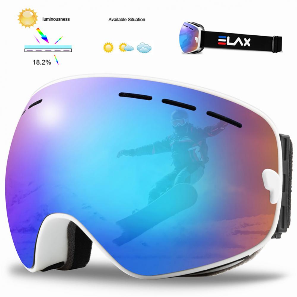 Double Layer Anti-fog Ski Goggles - suniah