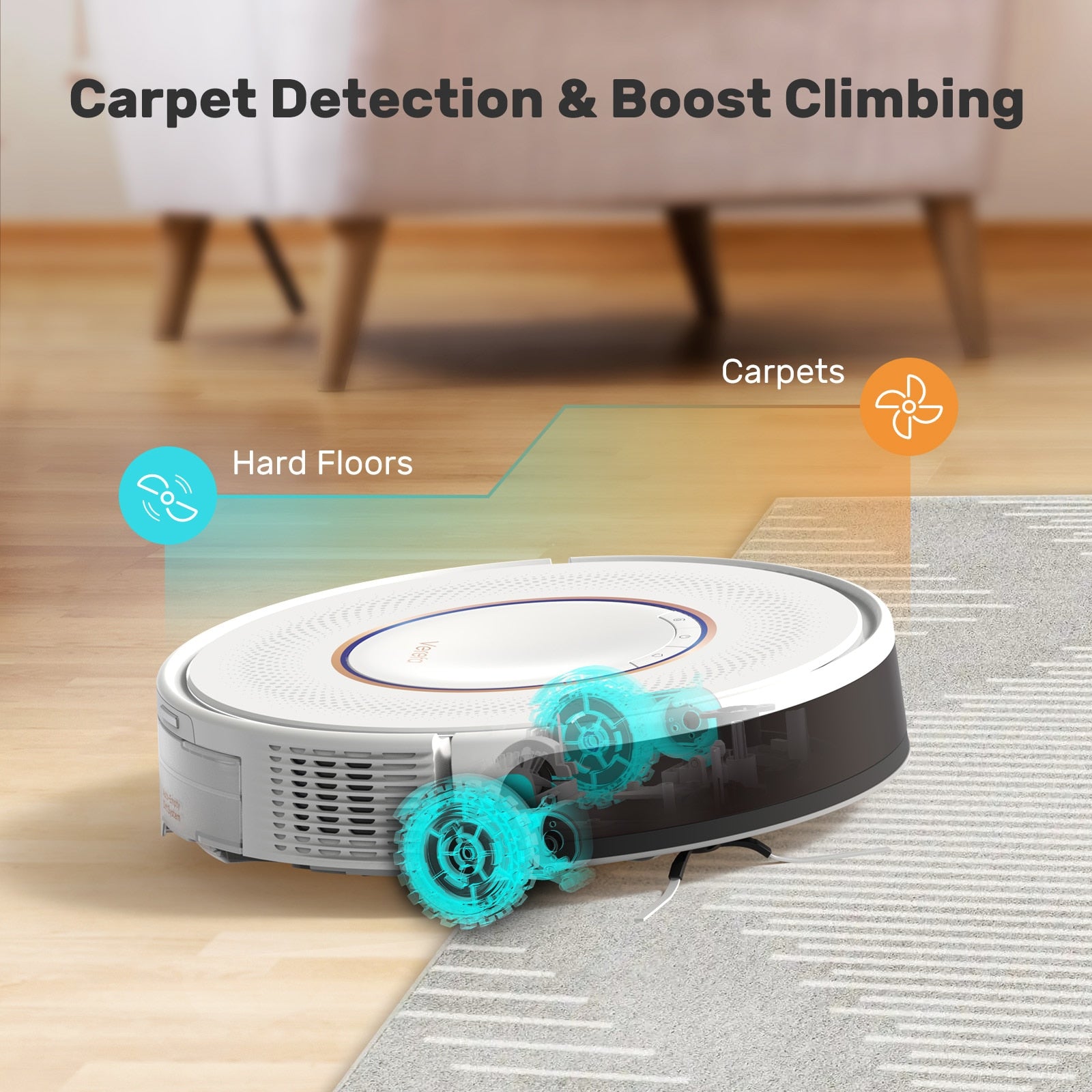 Pro Robotic Vacuum and Mop with Auto-Empty Dock - suniah