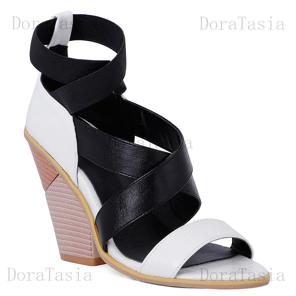 Ankle Strap Sandal Heels - suniah