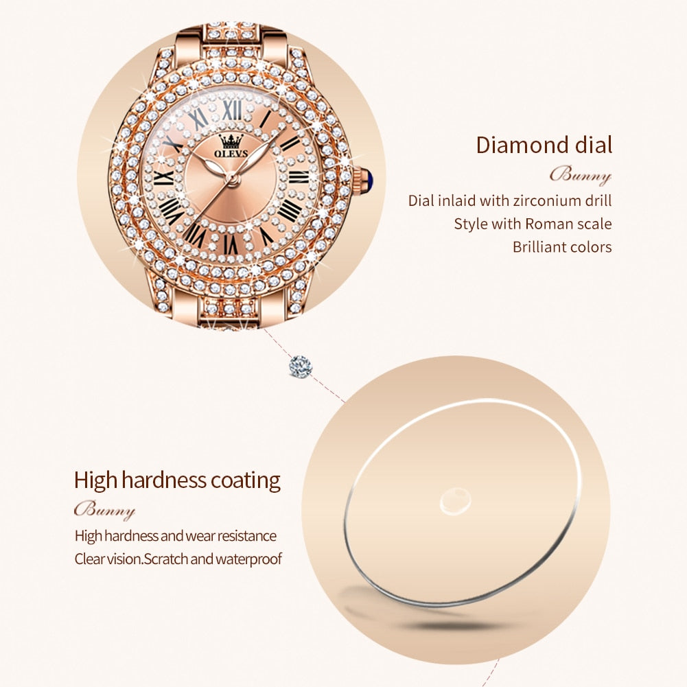 Rose Gold Wrist Watch