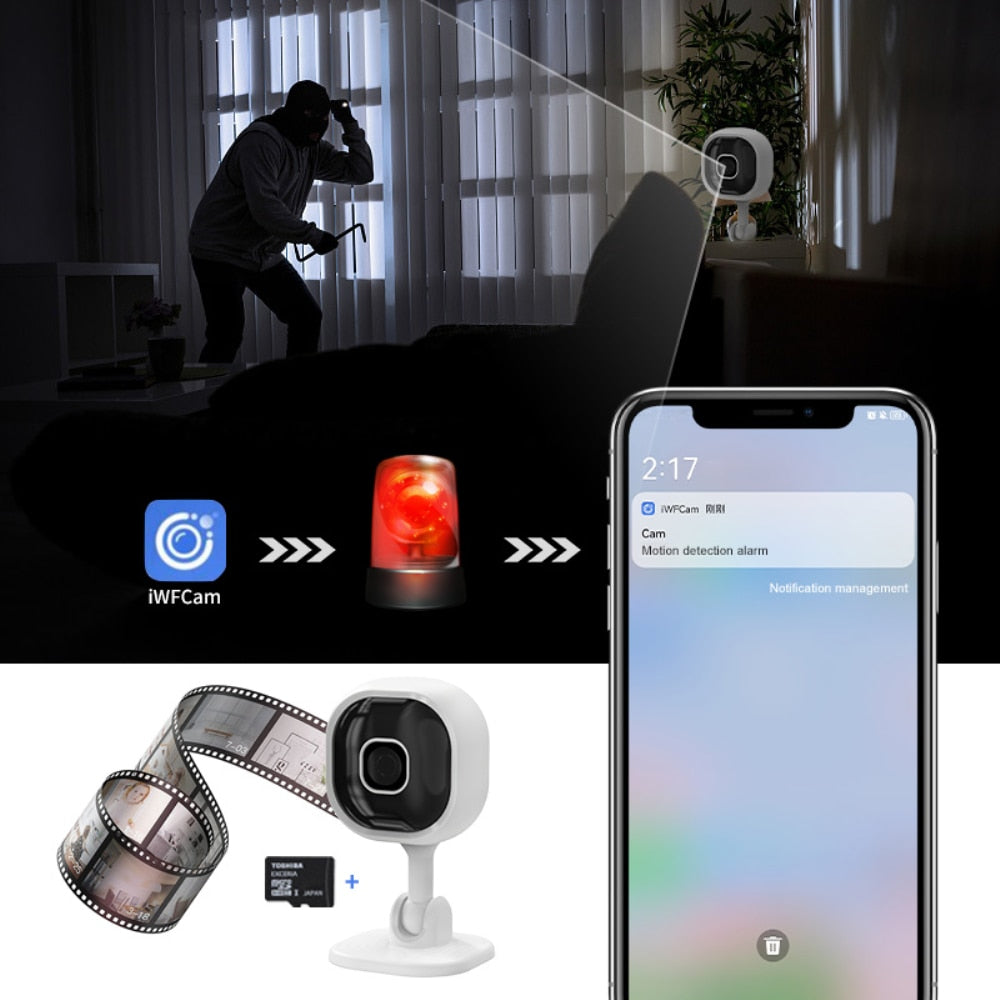 Mini Infrared Night Home Security Camera