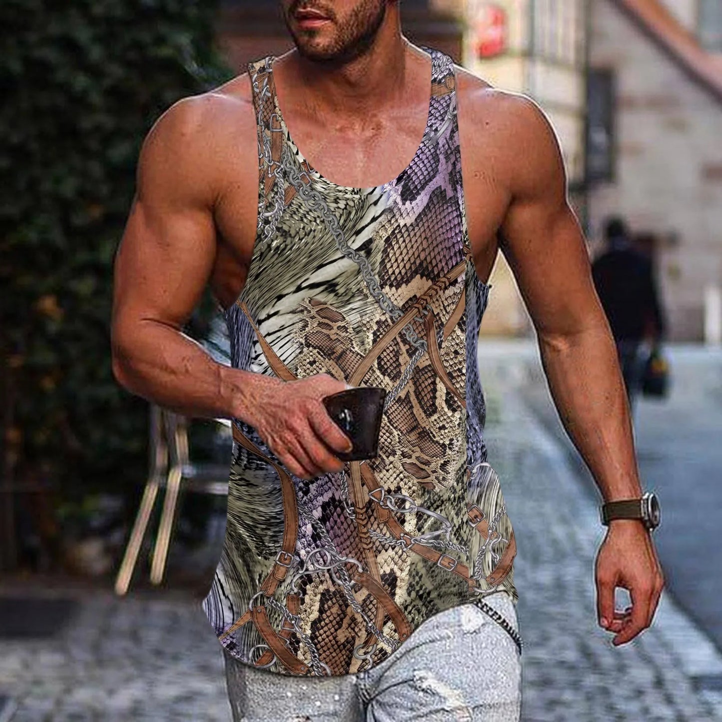 Leopard Print Tank Tops