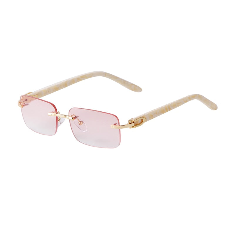 Retro Marbling Frame Sunglasses