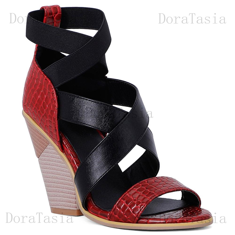 Ankle Strap Sandal Heels - suniah