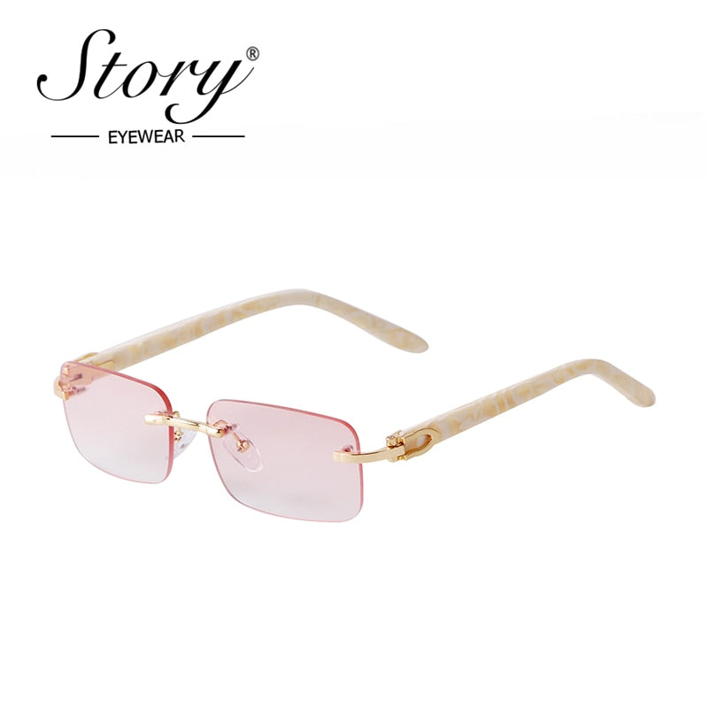 Retro Marbling Frame Sunglasses