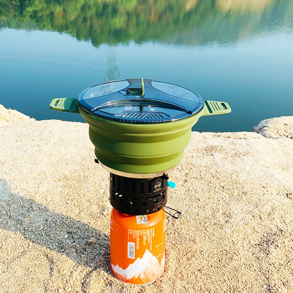 Foldable Camping Cooking Pots - suniah