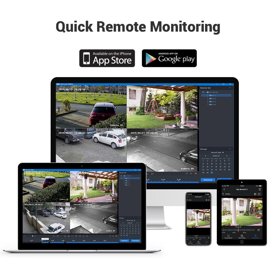 Video Surveillance Security System With Mic Audio - suniah