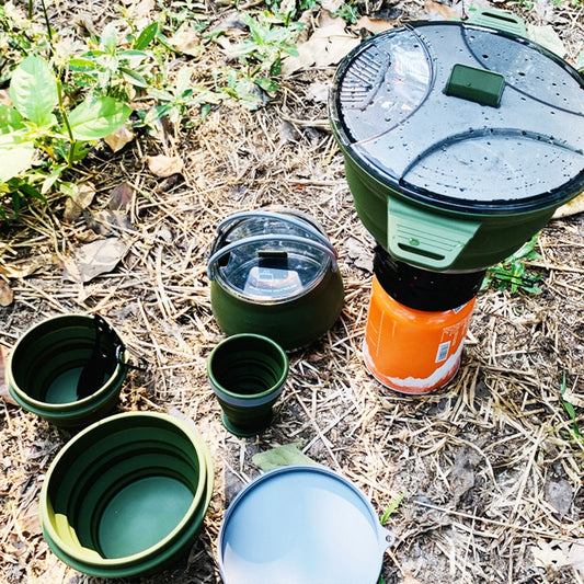 Foldable Camping Cooking Pots - suniah