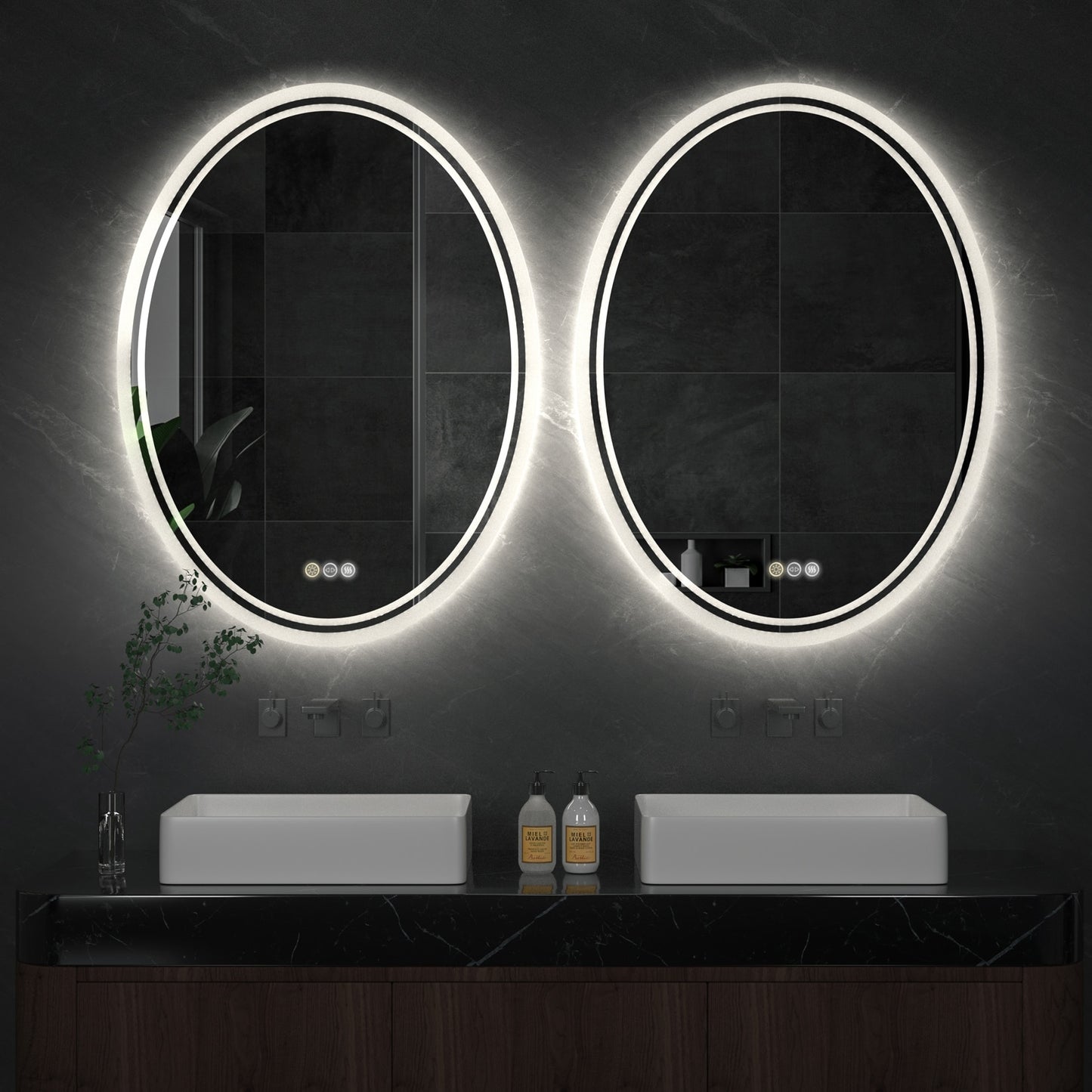 Round Vanity Mirror with Lights