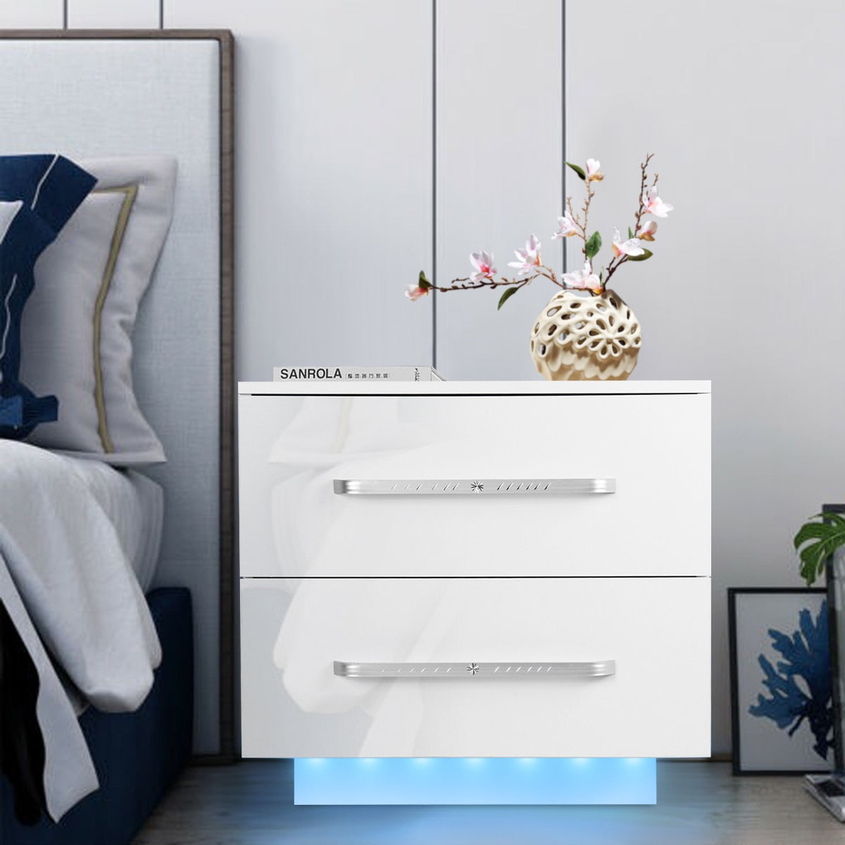 Multifunction Led Nightstand - suniah