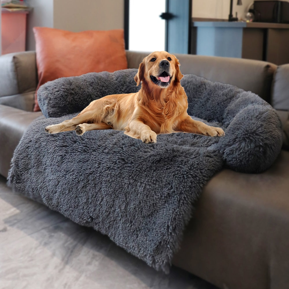 Removable Plush Pet Sofa Bed Sofa - suniah
