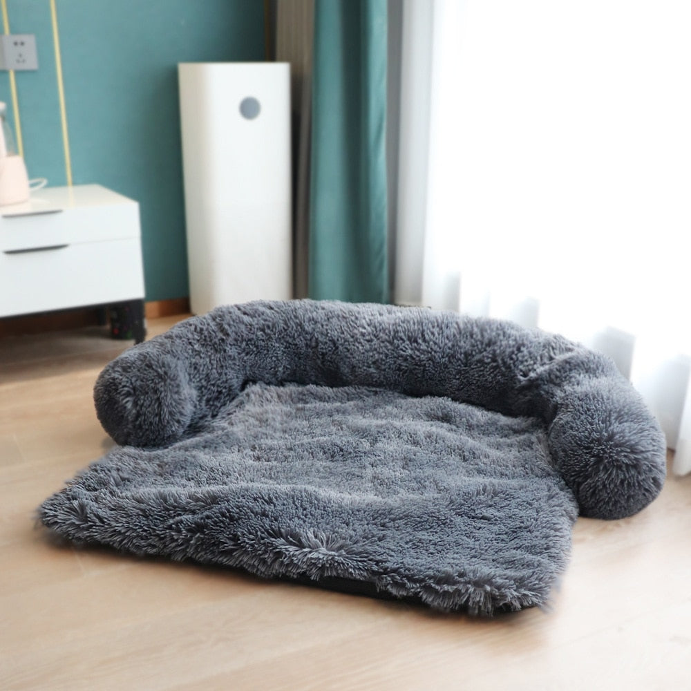 Removable Plush Pet Sofa Bed Sofa - suniah