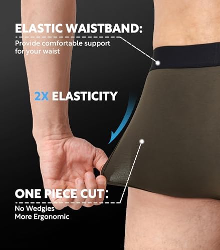 Separatec Men's Bikini Briefs Dual Pouch Bulge Enhancing Soft Support Breathable Mens String Bikini Briefs Tagless 3 Pack