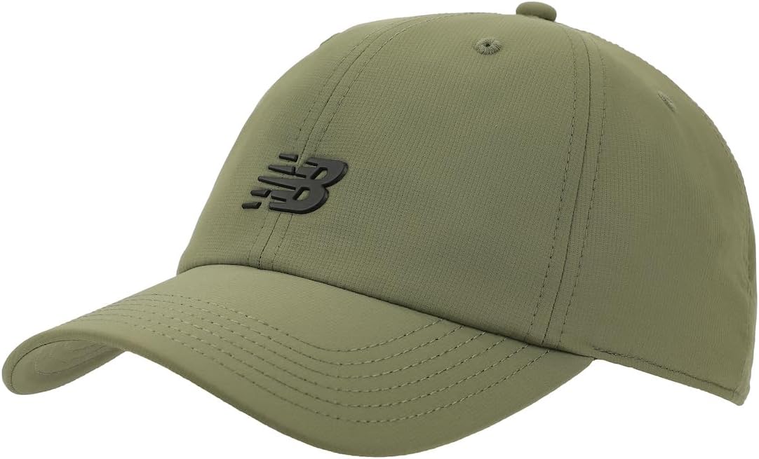 New Balance Adult Unisex 6 Panel Lightweight Adustable Performance Workout Gym Running Hat