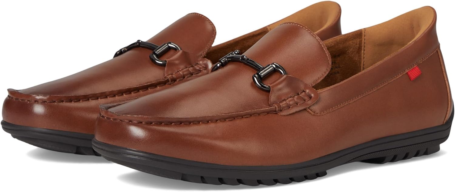 Marc Joseph New York Men's Casual Hands Free Slip on Buckle Loafers