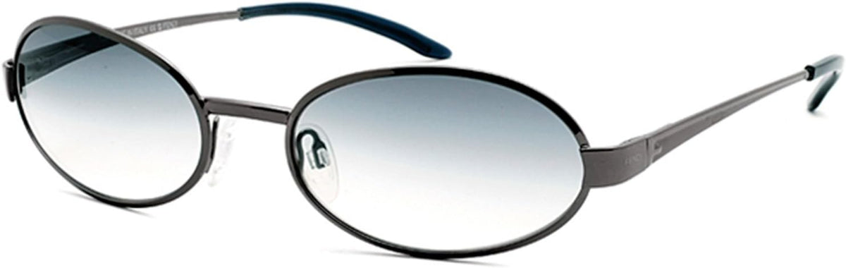 Fashion Sunglasses FS266-GUNMETAL-135: Ruthenium/Faded Blue Gradient