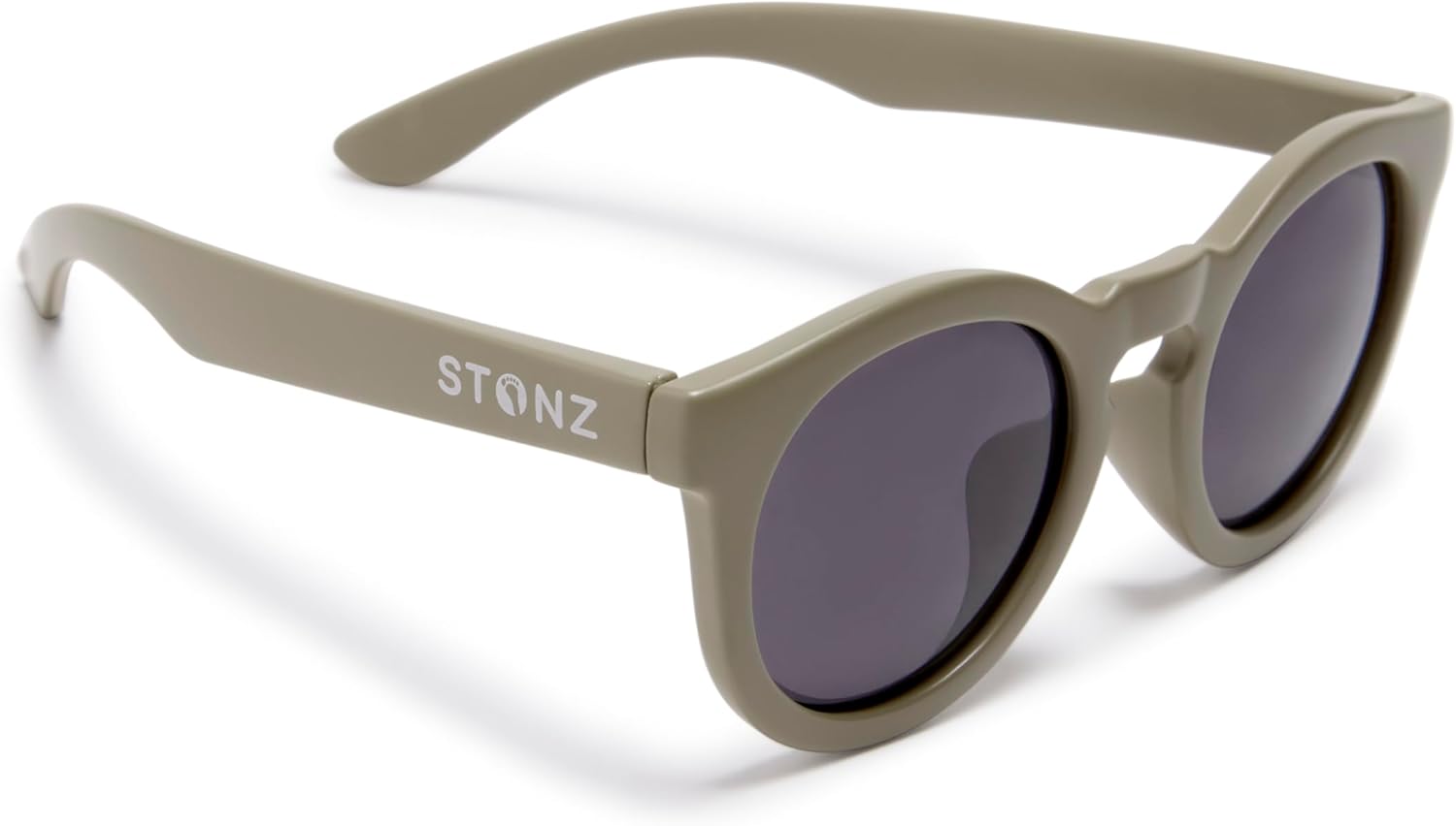 Stonz Eco Sunnies with polarized lenses that block 100% UVA & UVB sun rays, made from 100% recycled fishnets.