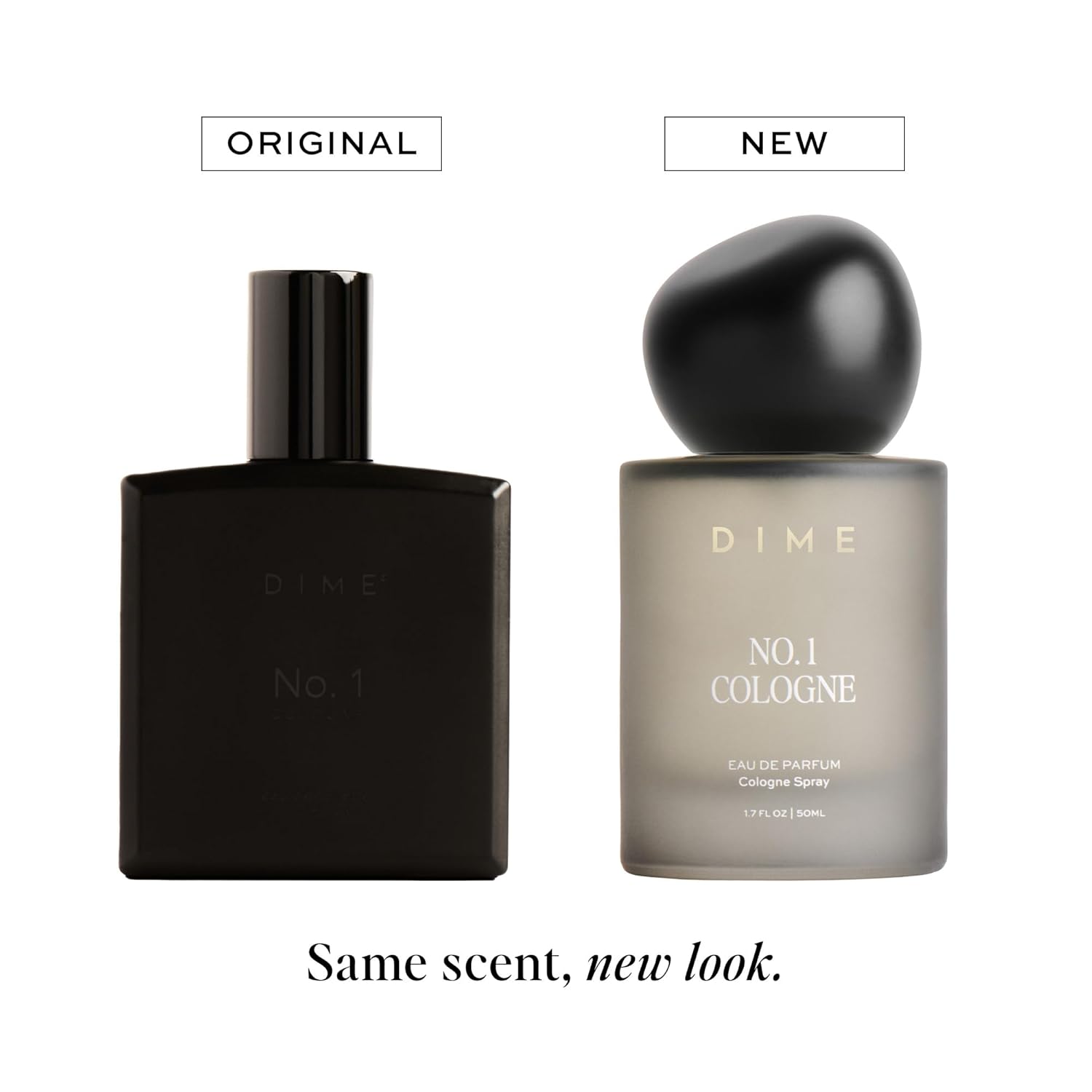 DIME No. 1 Cologne For Men - A Bold Blend of Sparkling Grapefruit, Dark Rum, Amber Woods and Cardamom 1.7 oz / 50 ml