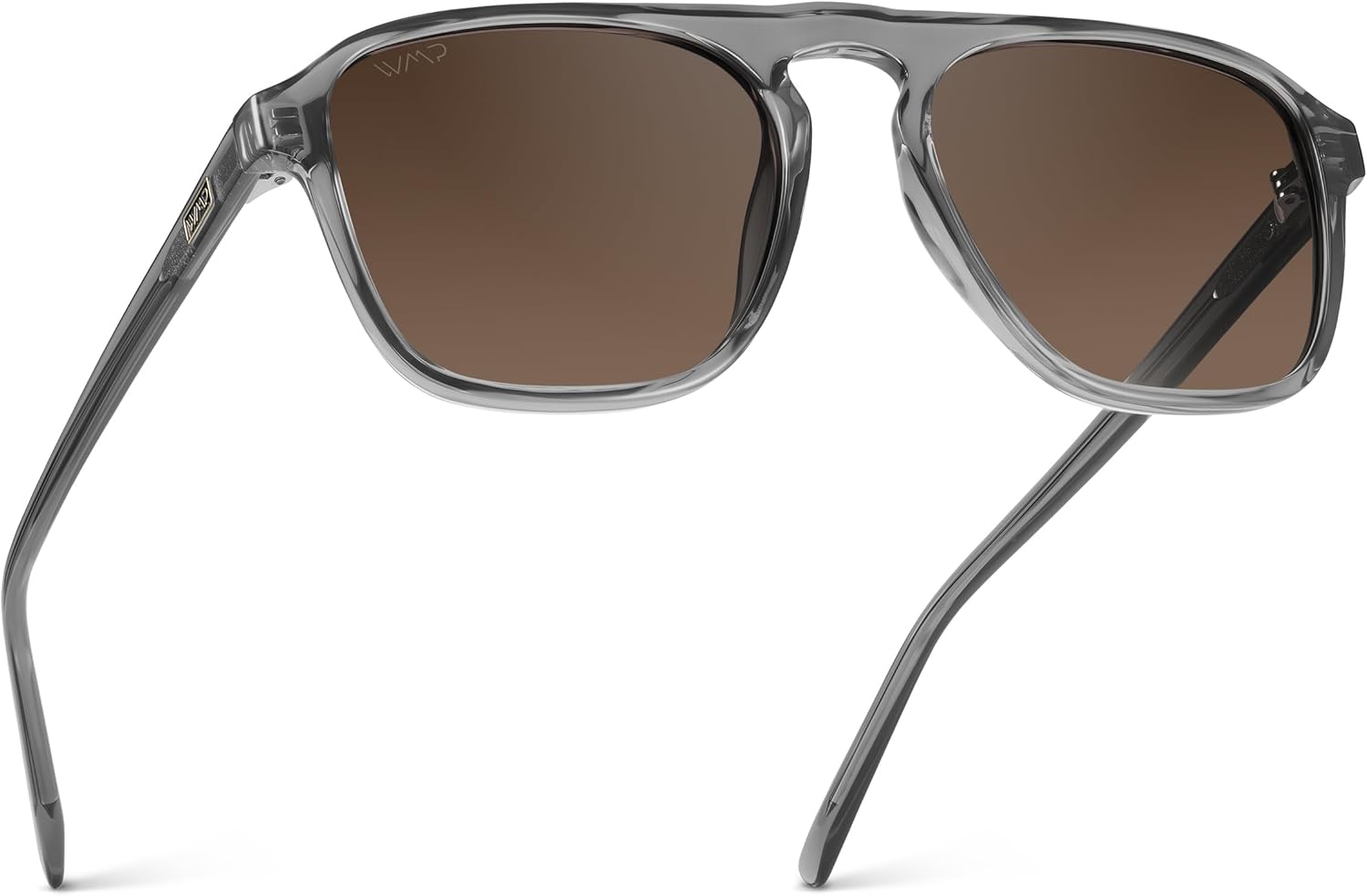 WearMe Pro Polarized Modern Aviator One-Bridge Square Mens Sunglasses