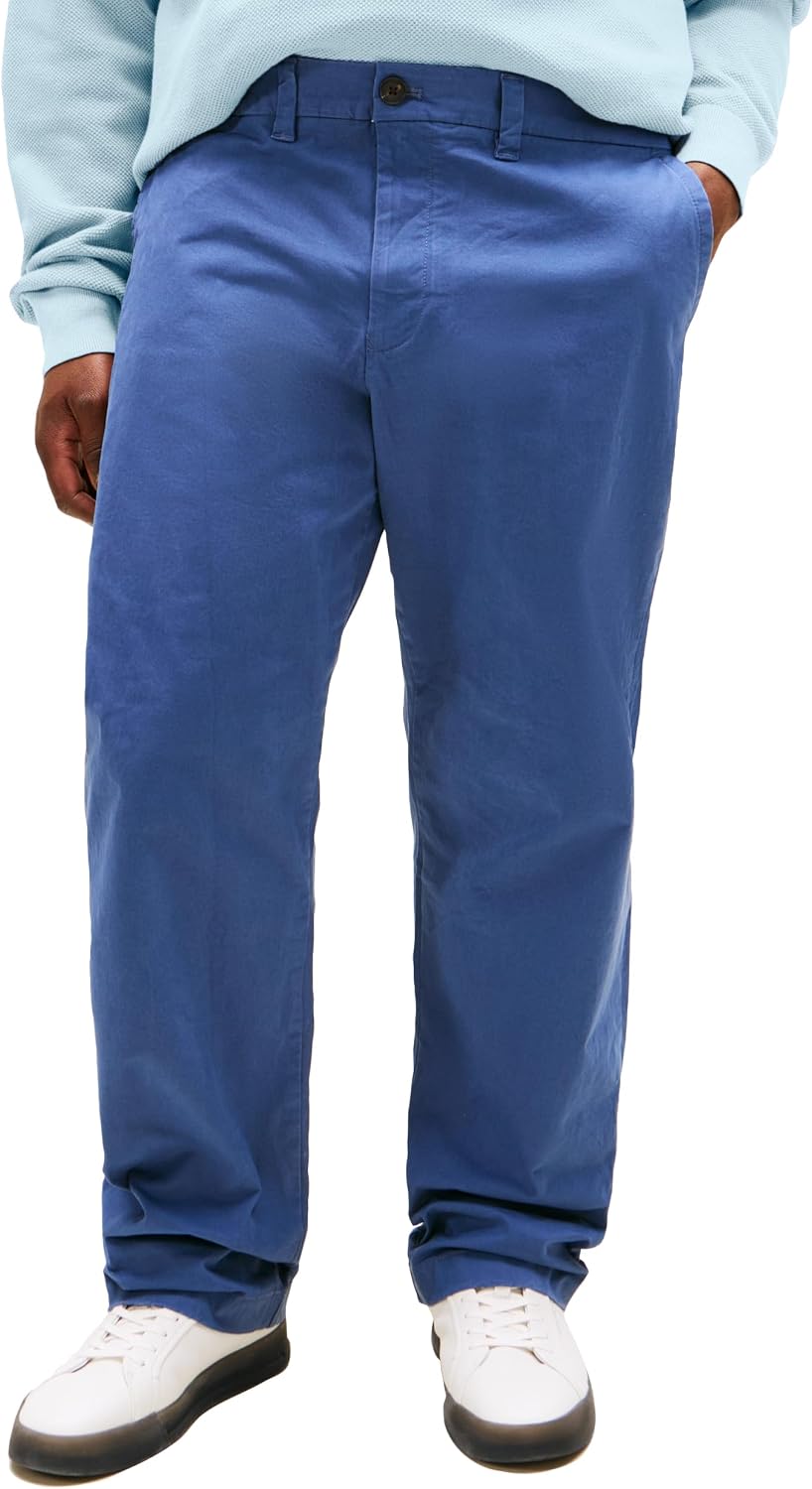 Tommy Hilfiger Men's Big & Tall Stretch Cotton Chino Pants in Classic Fit