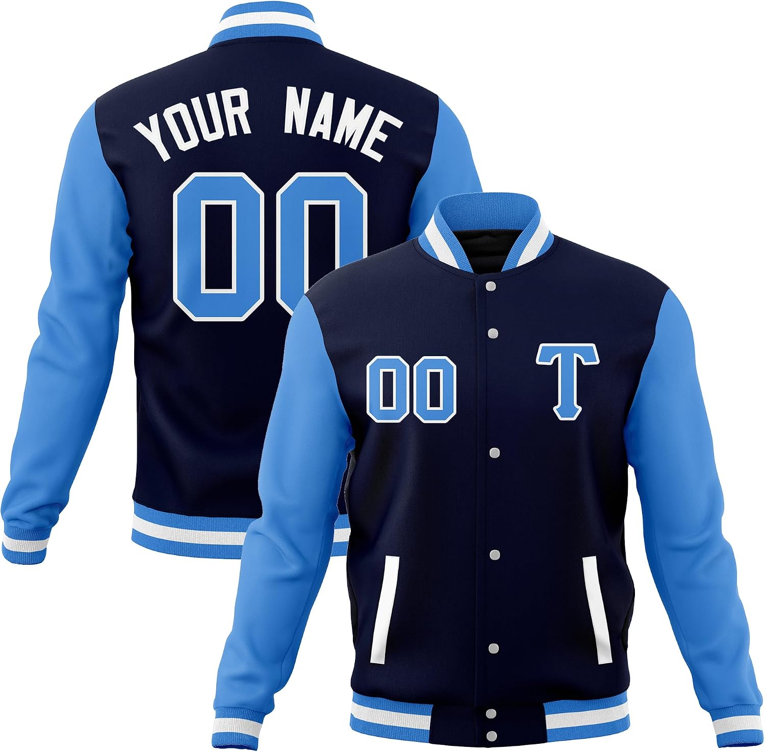 Custom Varsity Jacket Lightweight Letterman Bomber Baseball Coat Personalized Stitched Text Logo for Men Women Youth