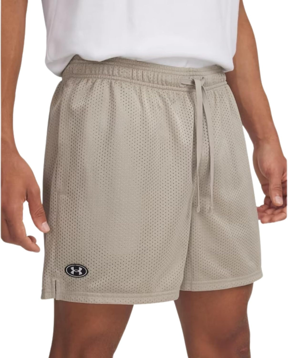 Under armour Essential Mesh Shorts - Men's (1383355-025, White/Castle Rock)