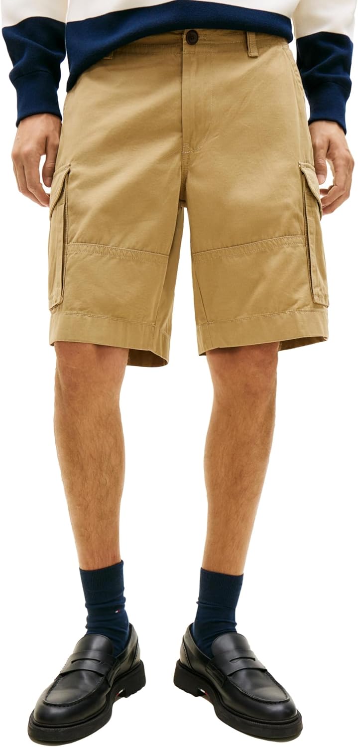 Tommy Hilfiger Men's 6 Pocket Stretch Cotton Cargo Shorts
