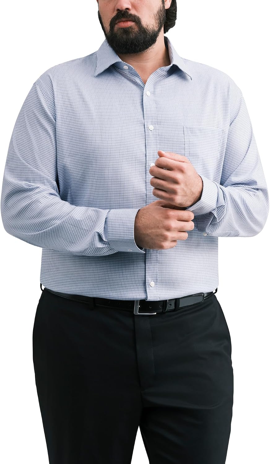 Michael Kors Mens Dress Shirt Travel Stretch Tall Fit (Big and Tall)