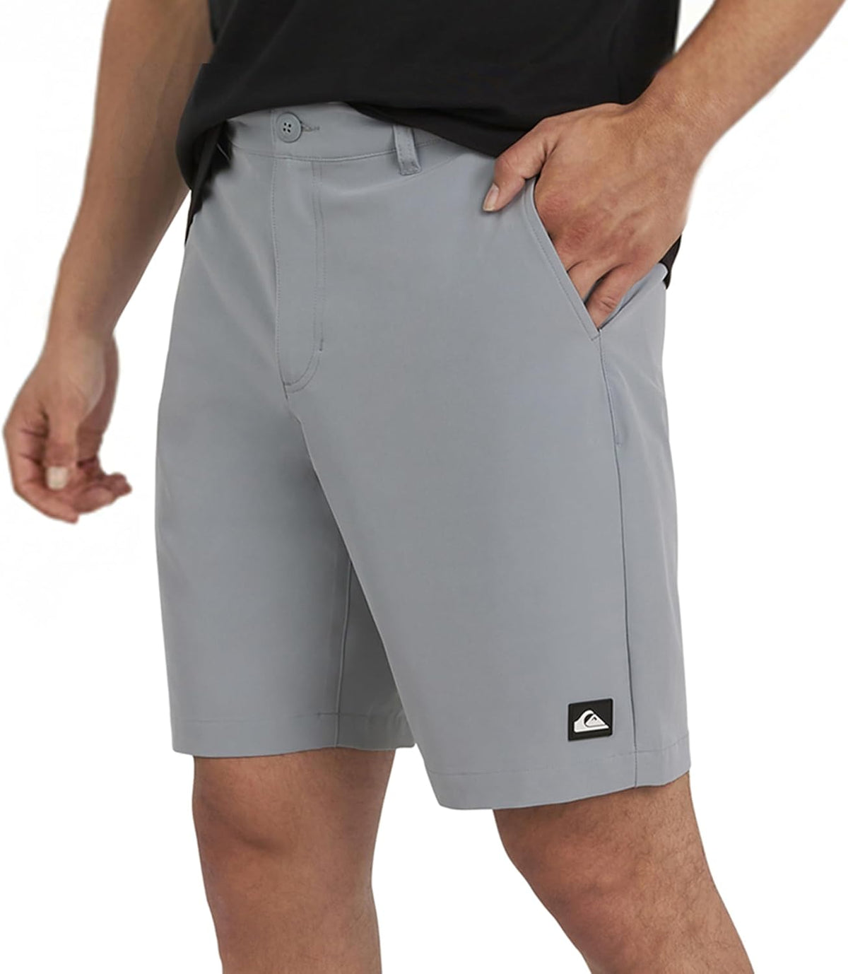 Quiksilver Men's Regular Fit Fixed Waist Water Friendly Active Hybrid Shorts