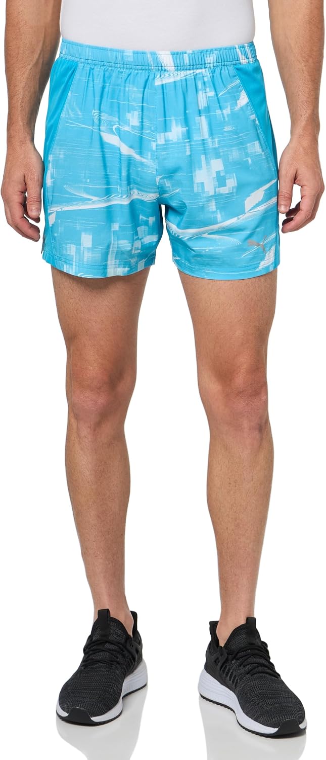 PUMA Mens Run Velocity 5 Inch Shorts Casual Bottoms Casual
