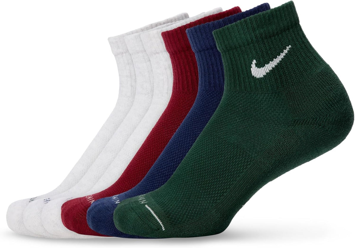 Nike Unisex Adult Everyday Elevated Ankle Socks (6-Pack) | Mens and Womens