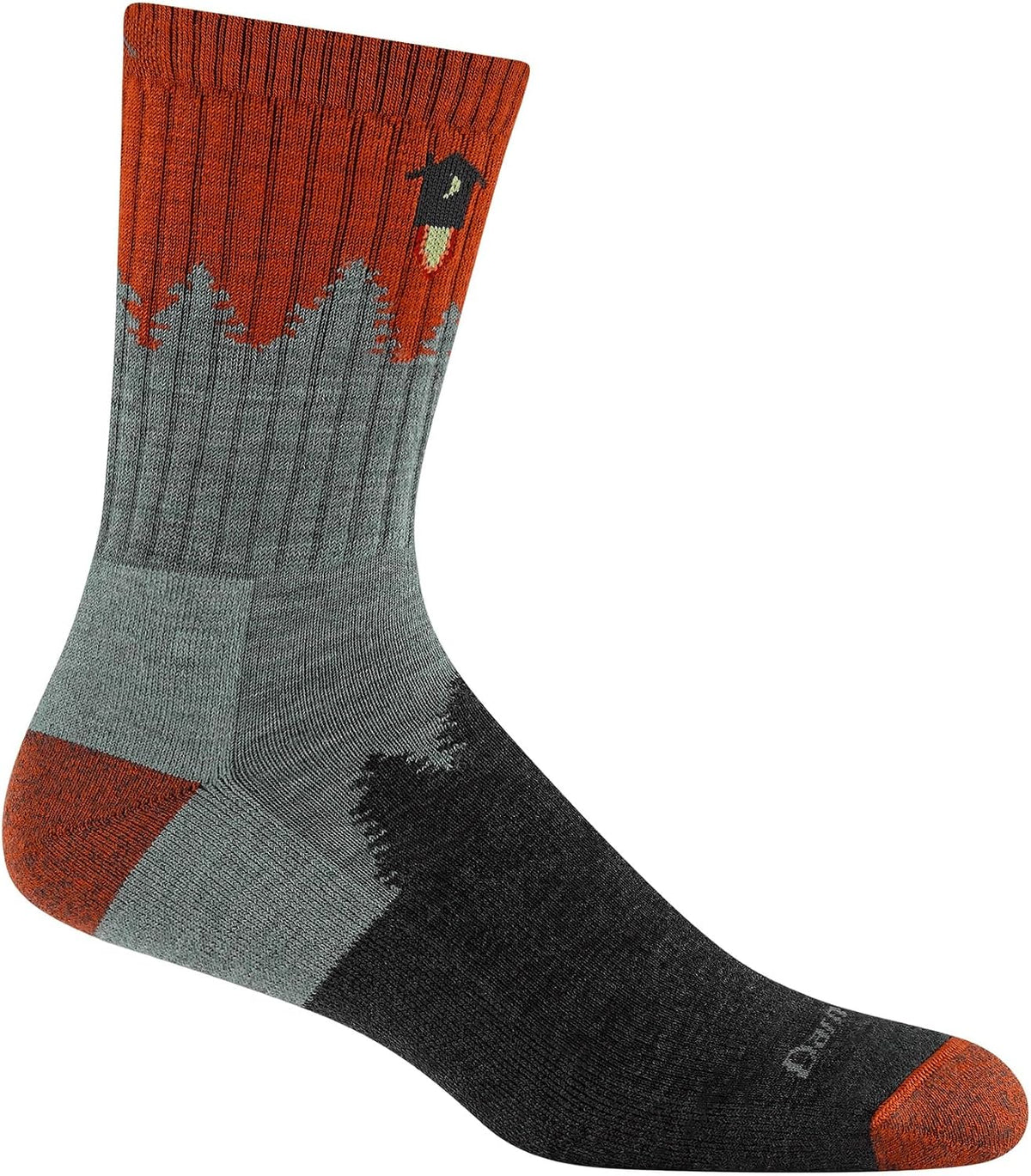 Darn Tough Vermont Men's Number 2 Micro Crew Cushion Hike Socks (1974)