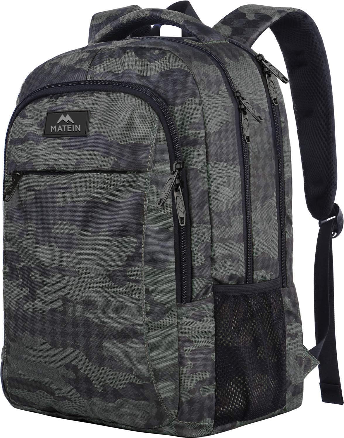 MATEIN Travel Laptop Backpack, 15.6 Inch College School Computer Bag, Grey