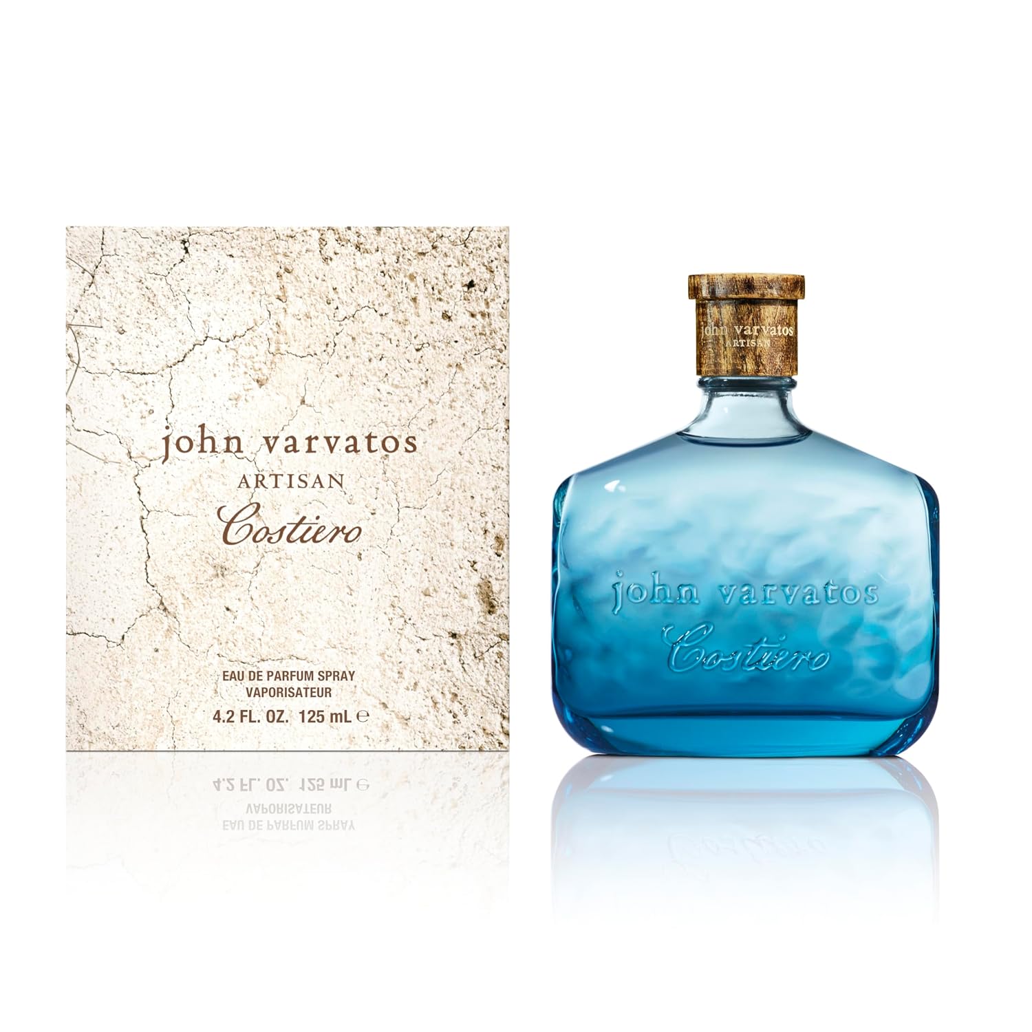 John Varvatos Artisan Costiero Eau de Parfum Spray, Travel-Sized Cologne for Men, Aquatic Citrus Scent with Notes of Fresh Yuzu, Lemon & Patchouli