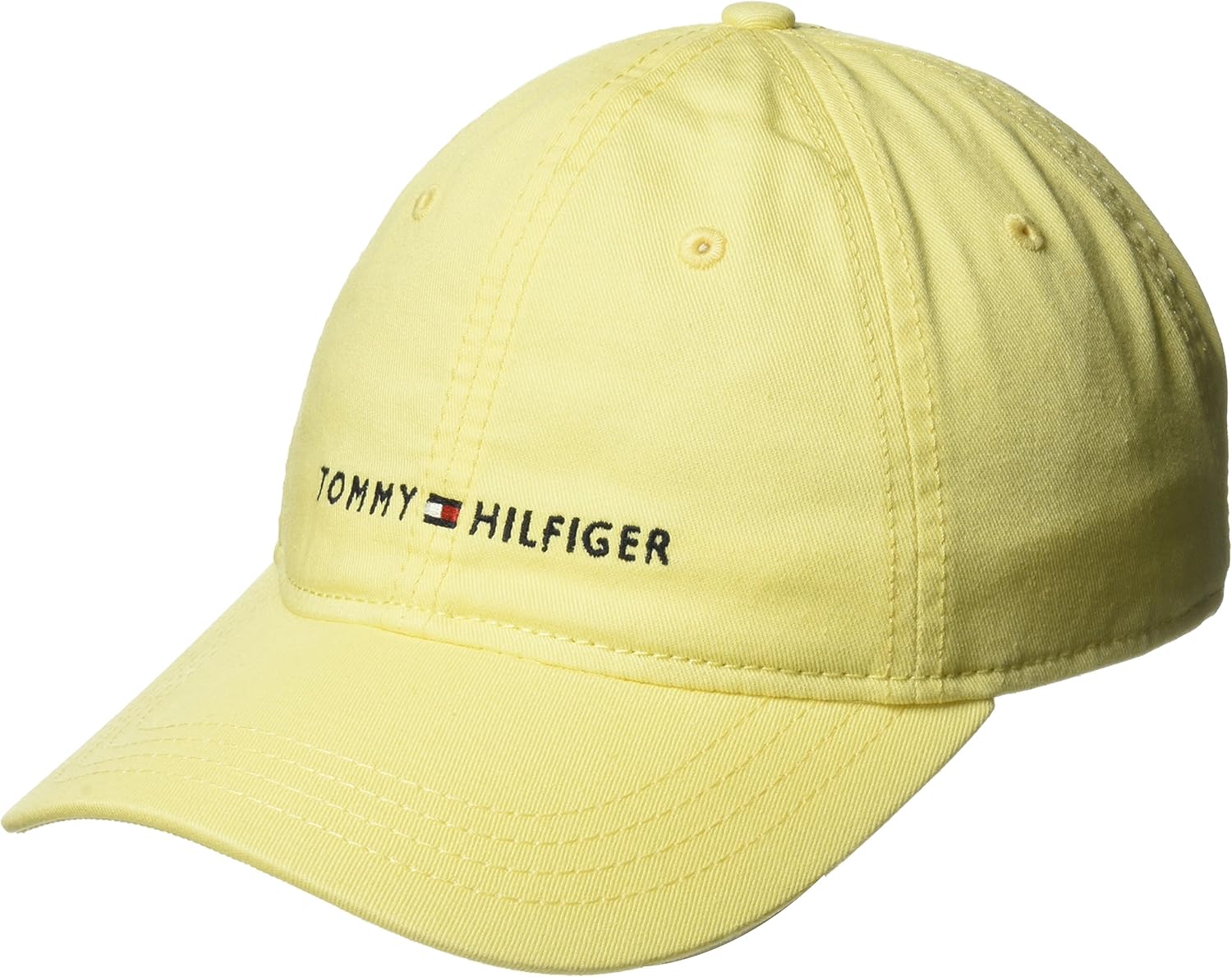 Tommy Hilfiger Men's Cotton Logo Adjustable Baseball Cap