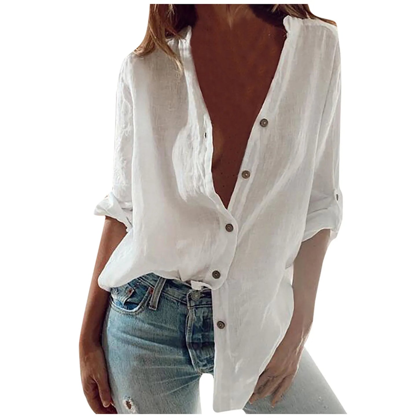 Casual Long Sleeve Blouse