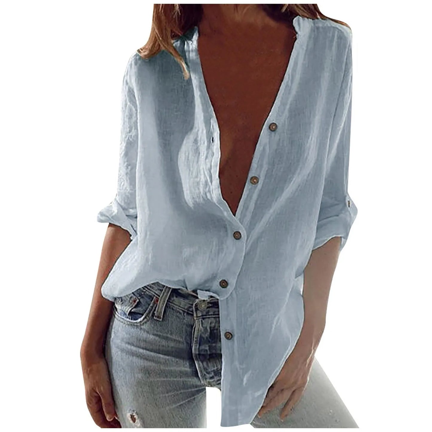 Casual Long Sleeve Blouse