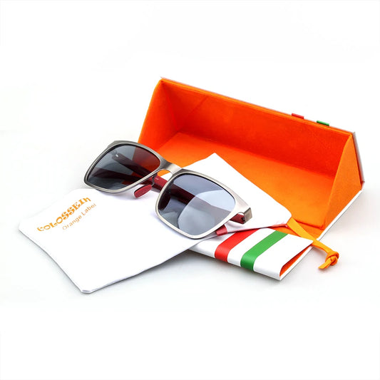 Metal Square Frame Sun Glasses