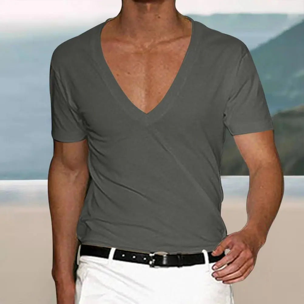 Casual V-Neck T-Shirt