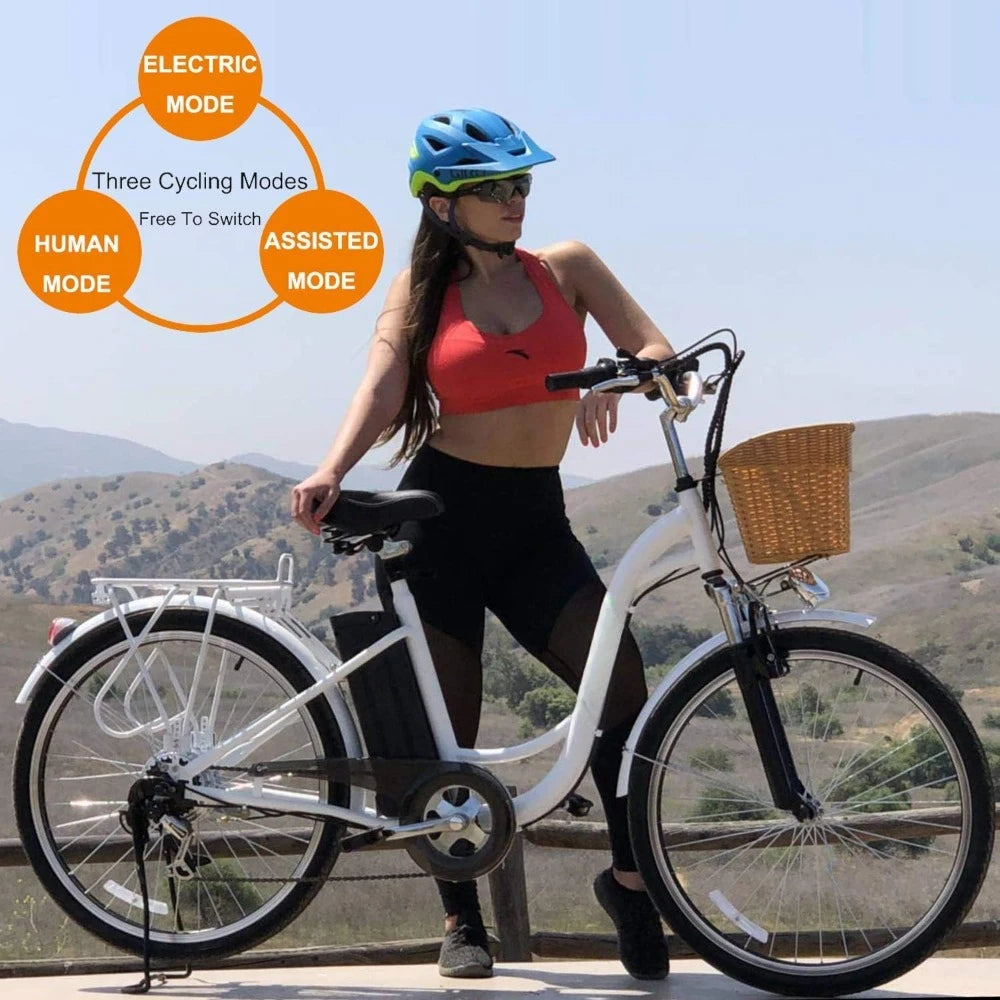 6-Speed Gear Electric Bike